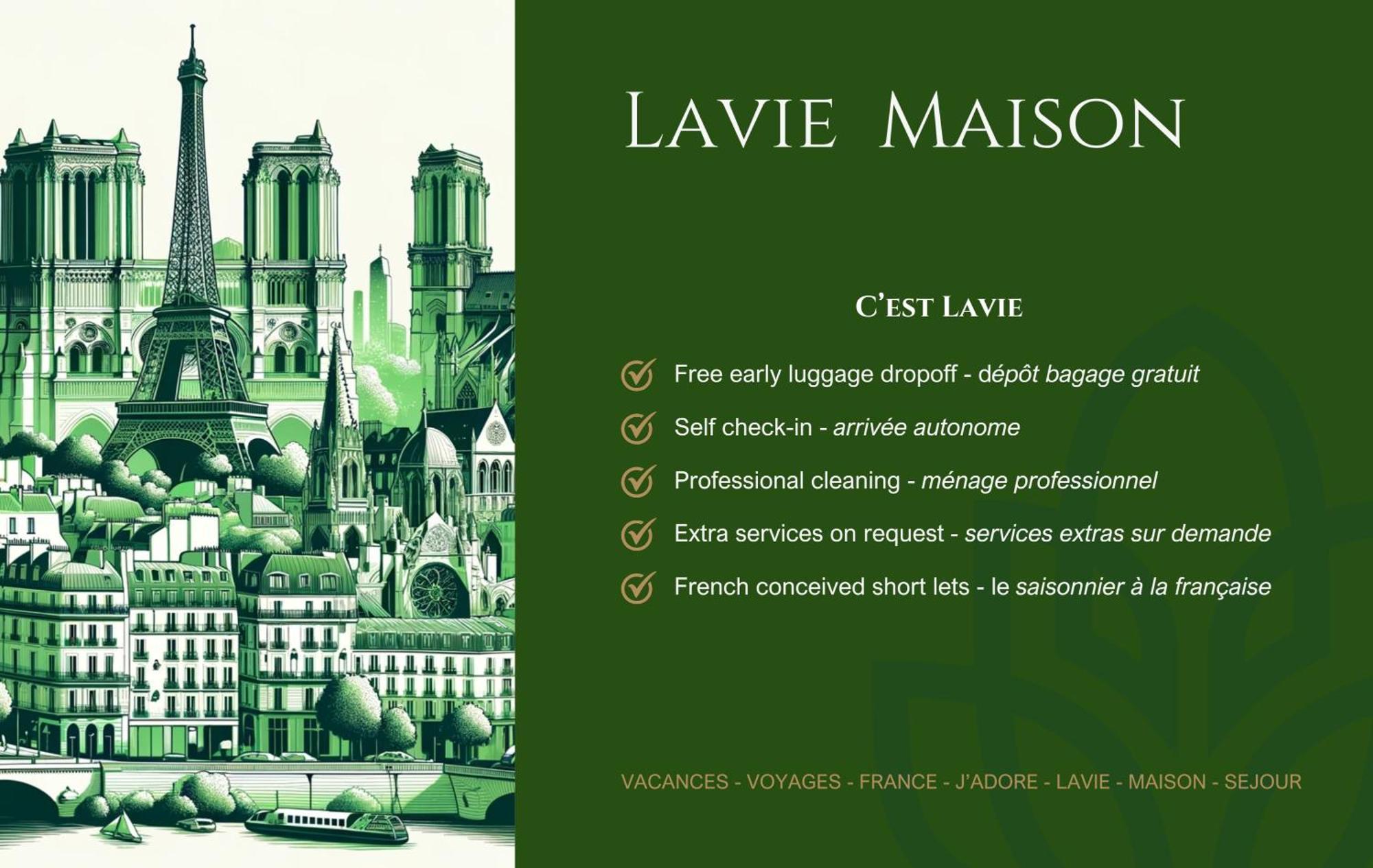 Lavie Maison Chic Stay Ac Parking Παρίσι Εξωτερικό φωτογραφία